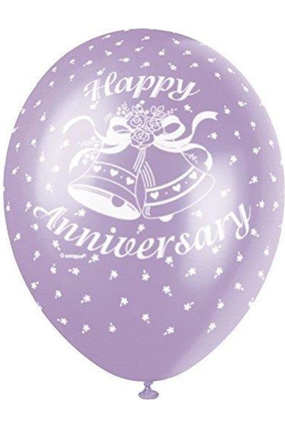 Happy Anniversary Latex Pearlised Balloons
