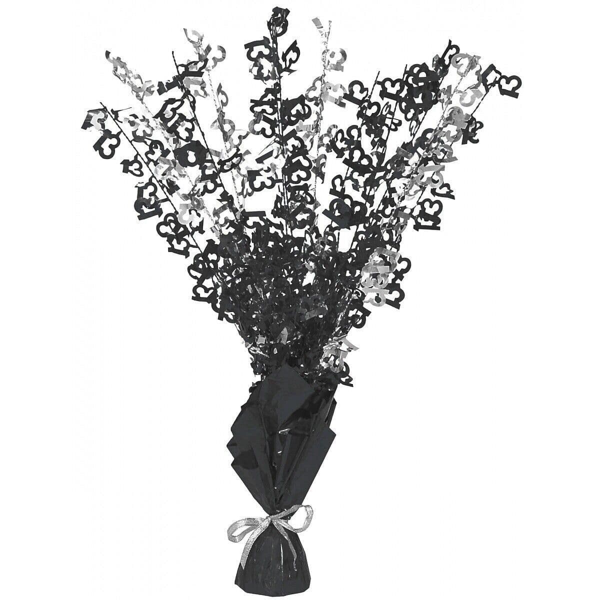 Glitz 13th Birthday Balloon Weight Centrepiece