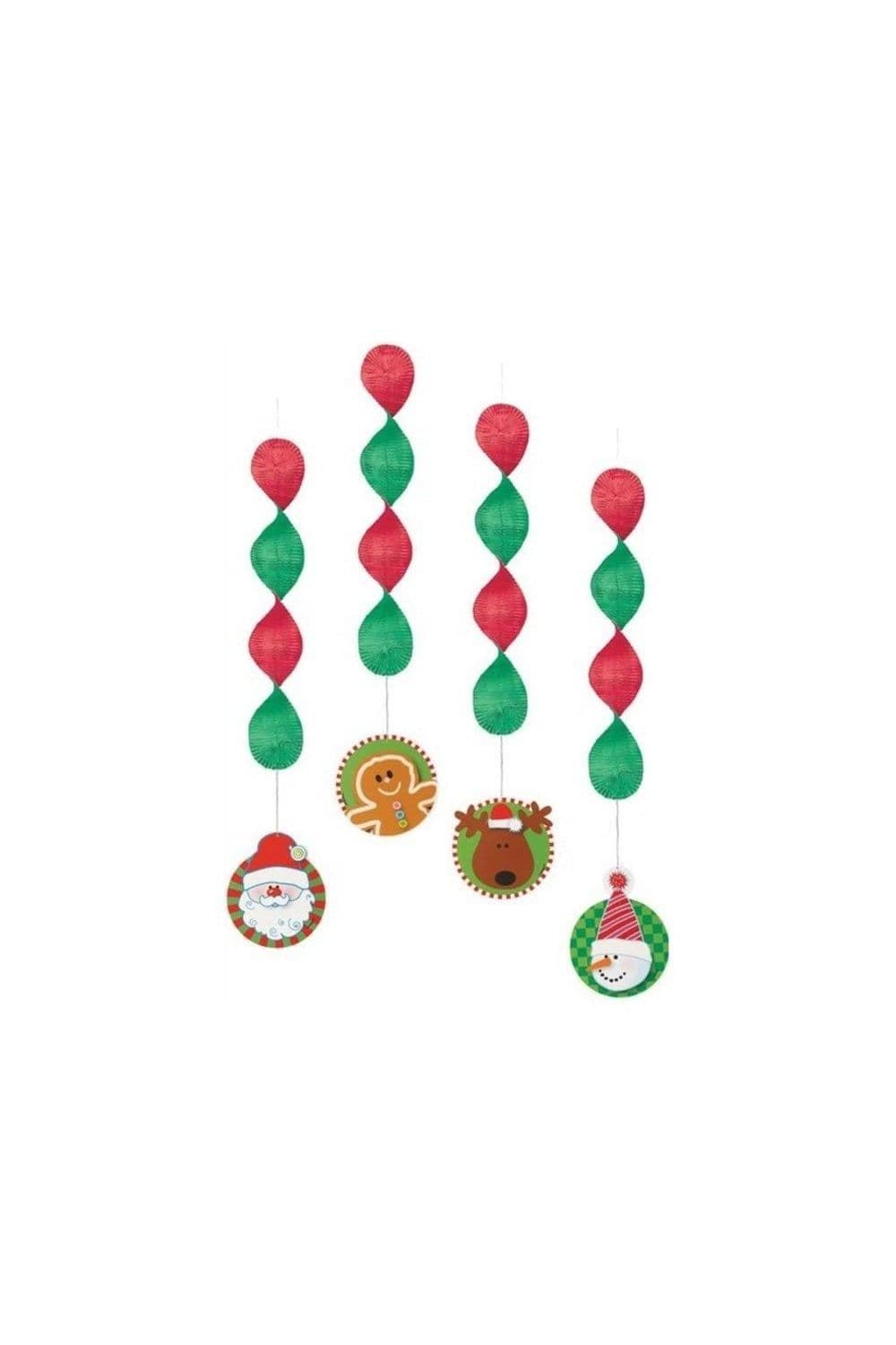 Swirl Christmas Hanging Decoration
