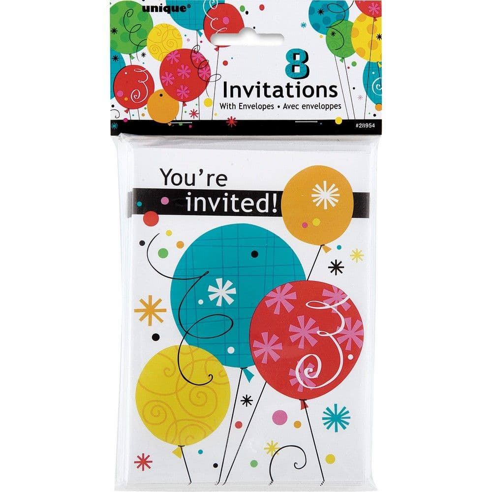 Breezy Birthday Invitations