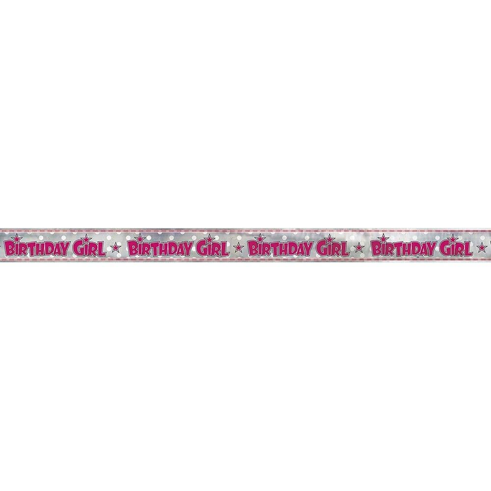 Birthday Foil Striped Banner