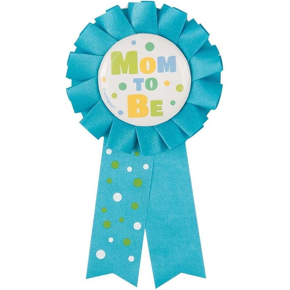 Mom To Be Rosette Shower Badge