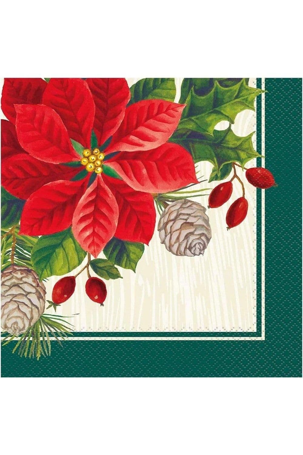 Poinsettia Christmas Napkins