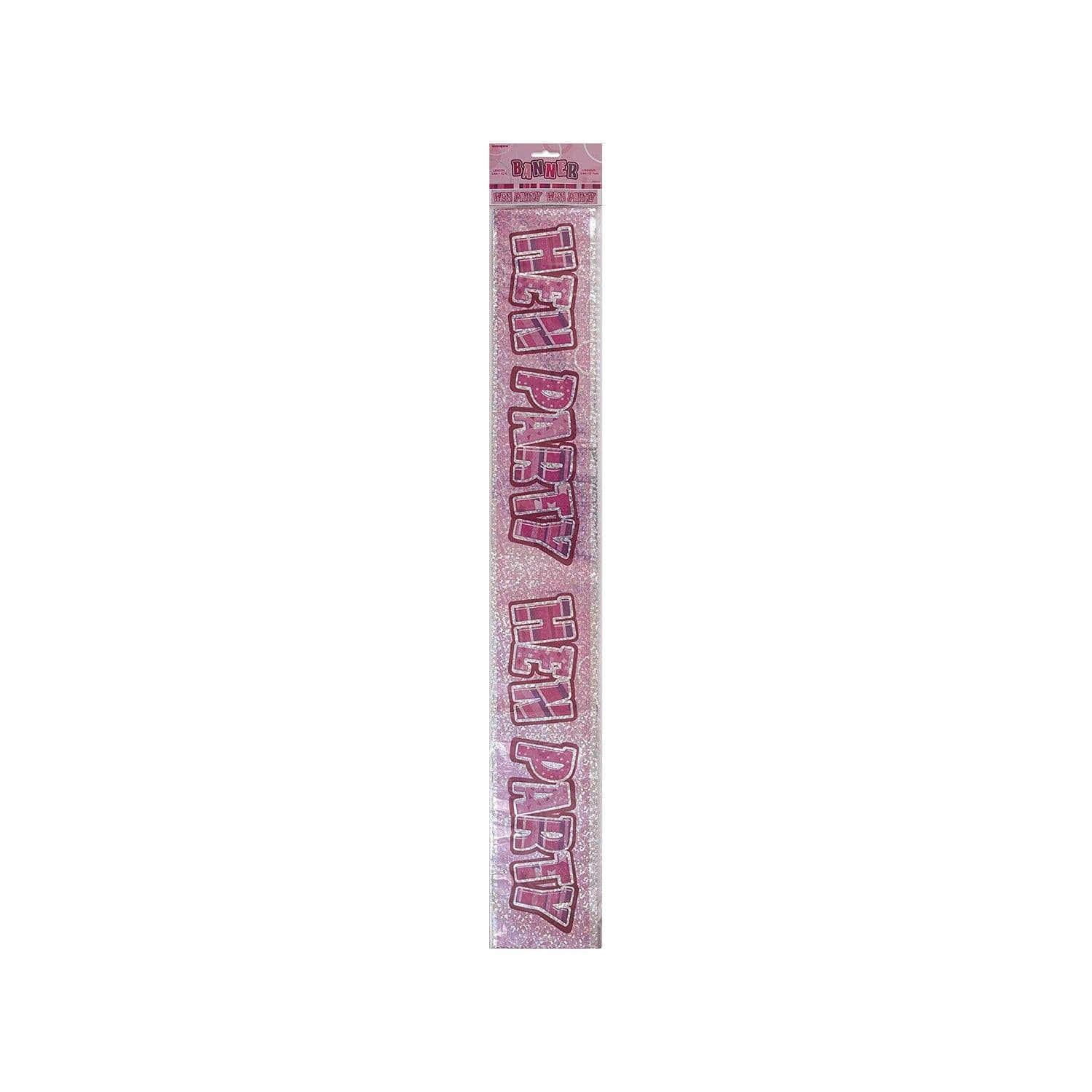 Foil Glitz Hen Night Banner