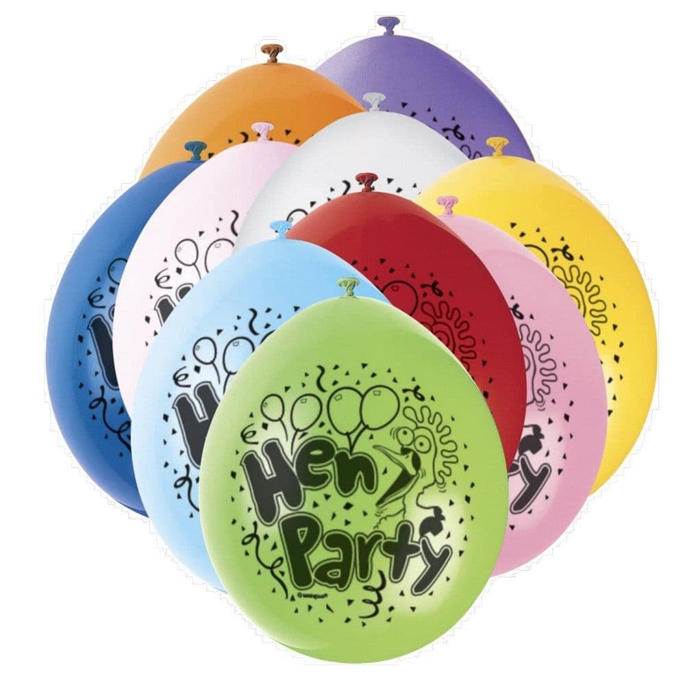 Latex Hen Night Balloons