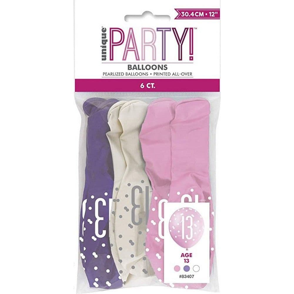 Latex Pearlised Birthday Balloons
