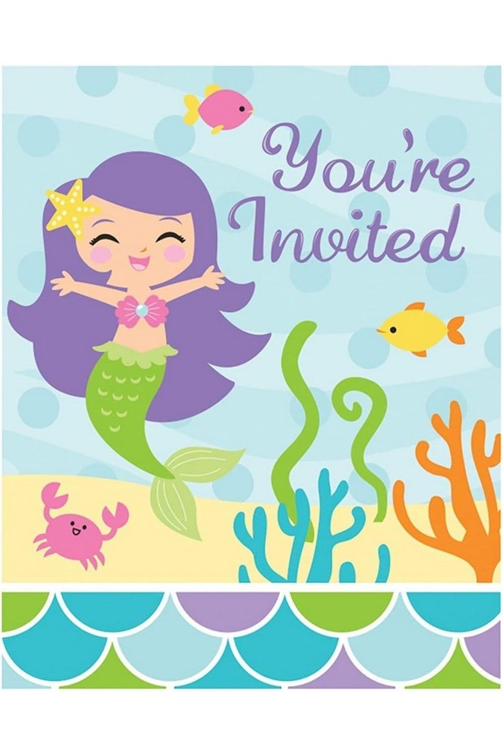 Mermaid Friends Invitations