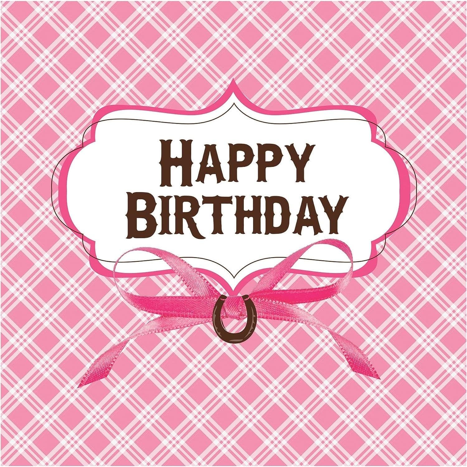 Heart My Horse 3 Ply Happy Birthday Napkins