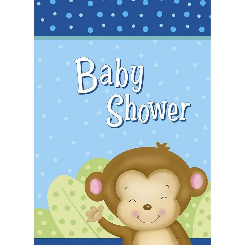 Monkey Shower Invitations