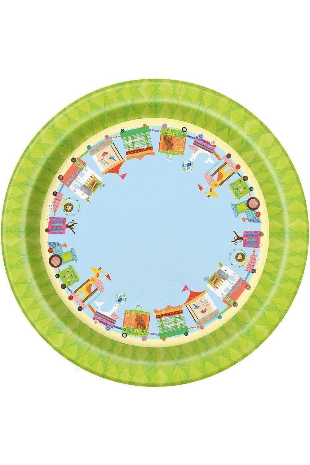 Paper Circus Animal Shower Plates