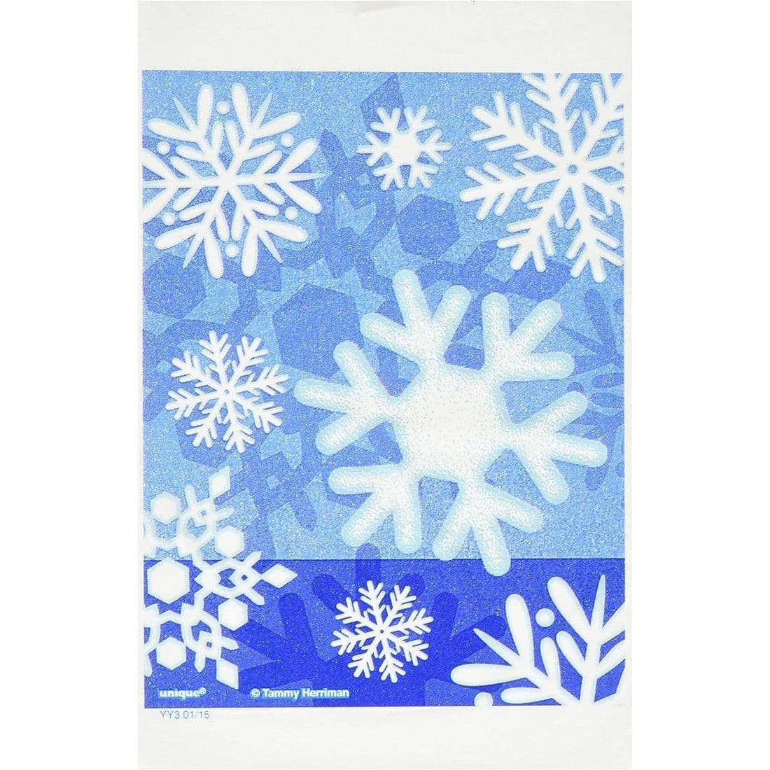 Winter Snowflake Christmas Treat Bag