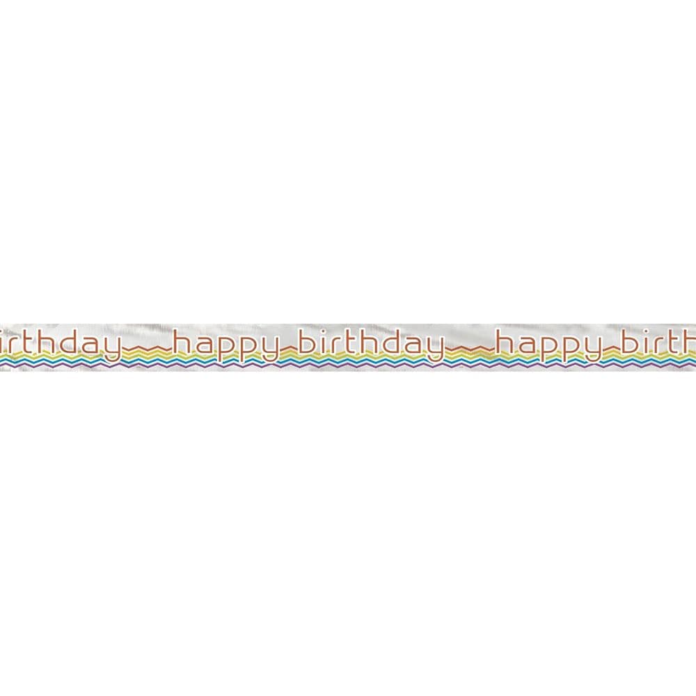 Foil Happy Birthday Banner