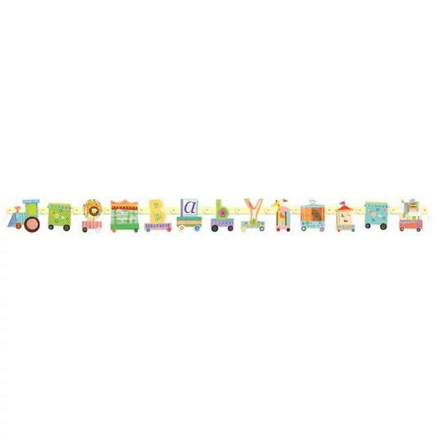 Circus Animal Shower Banner