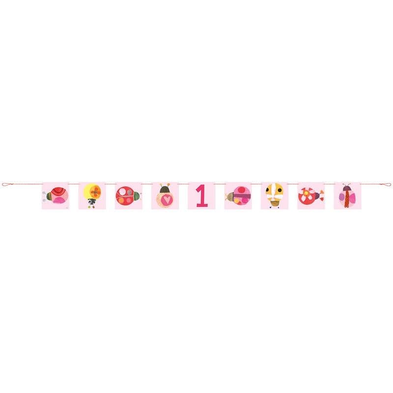 Ladybird 1st Birthday Banner