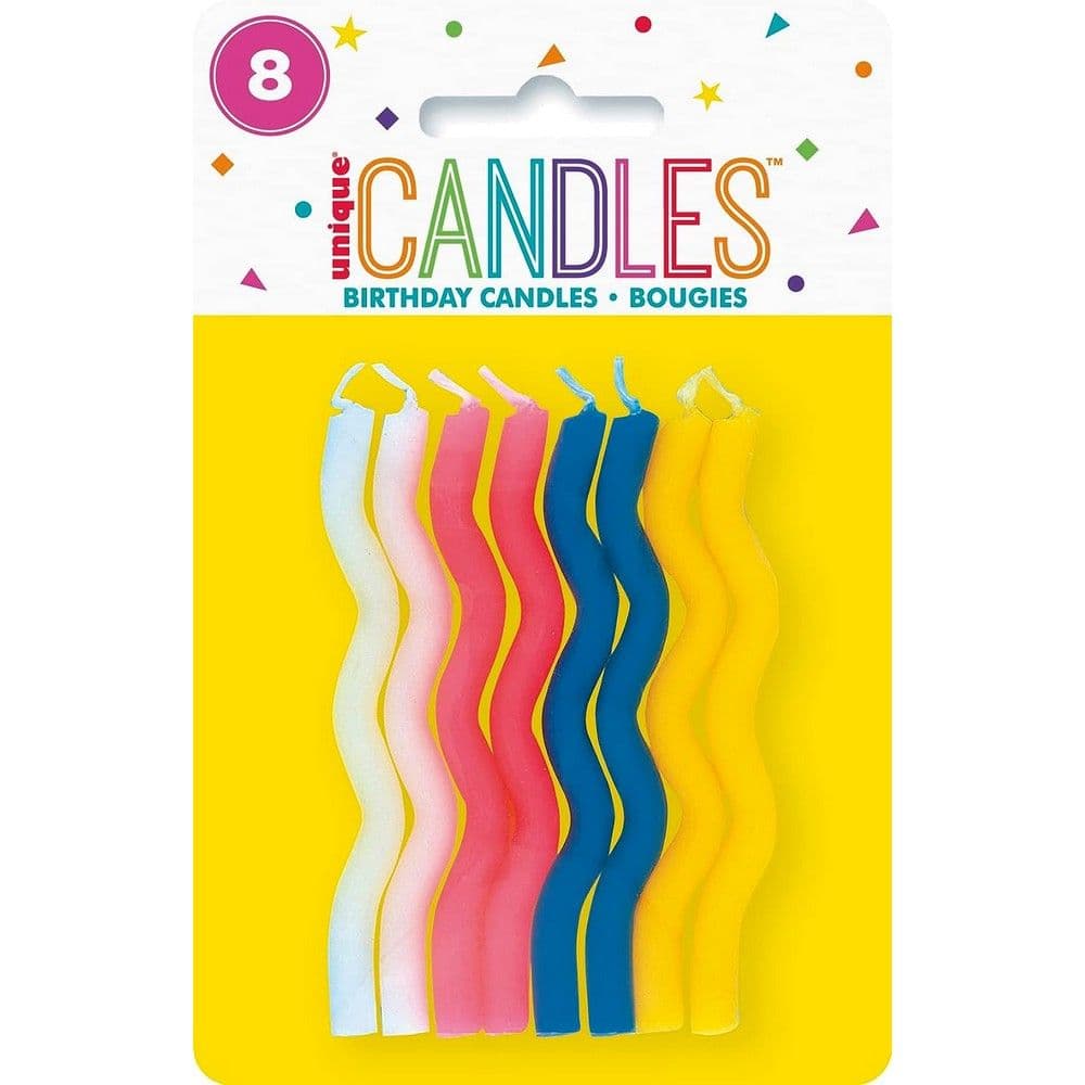 Zig Zag Birthday Candles