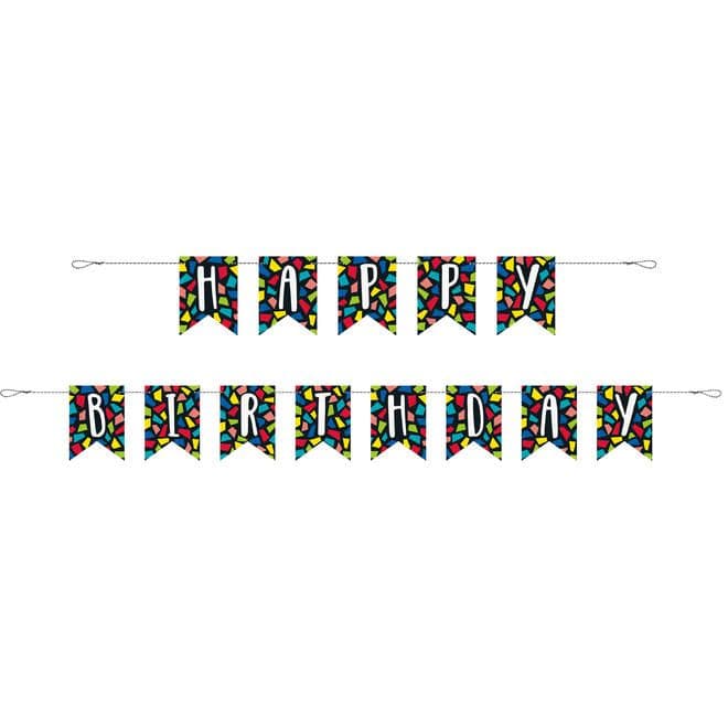 Mosaic Birthday Banner
