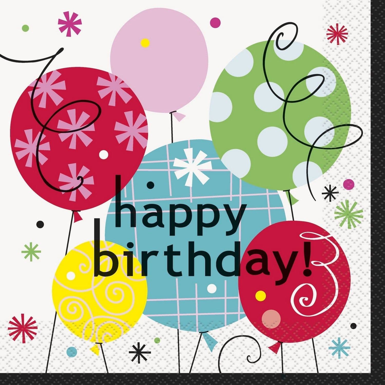 Breezy Paper Birthday Disposable Napkins
