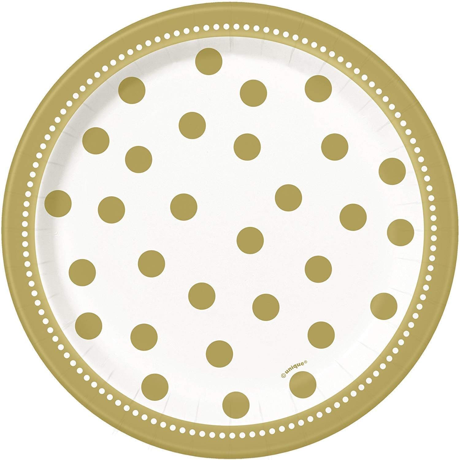 Polka Dot Birthday Plates
