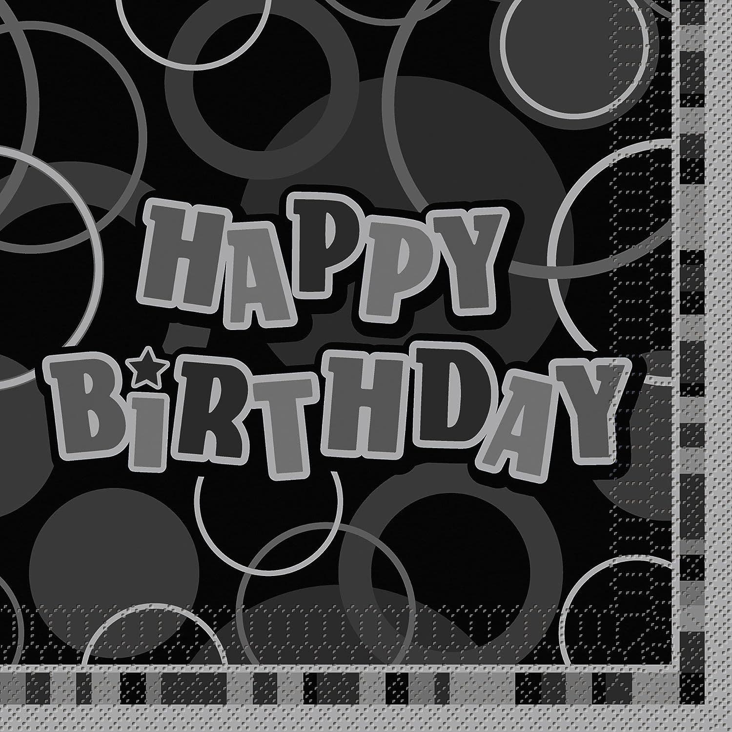 Paper Glitz Happy Birthday Napkins