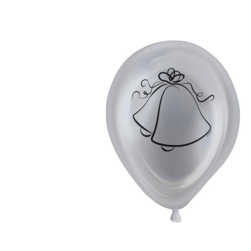 Light Up Latex Wedding Bells LED Balloons
