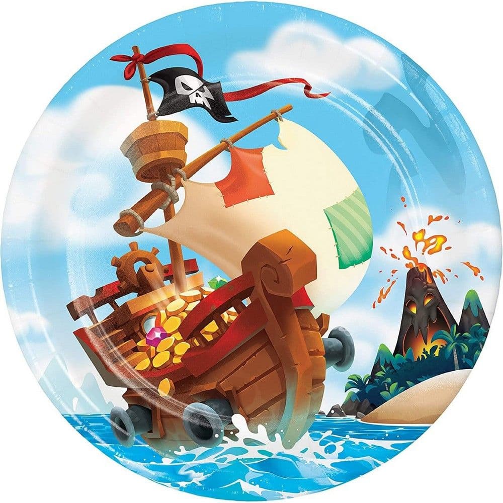 Paper Pirate Dinner Plate