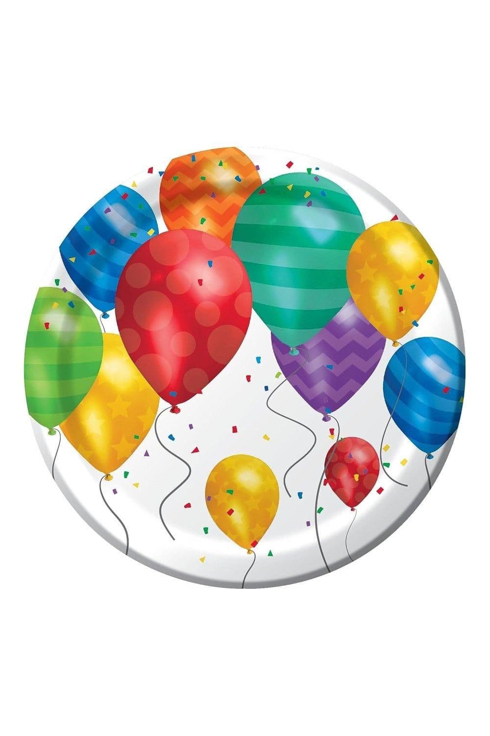 Balloons Disposable Plates