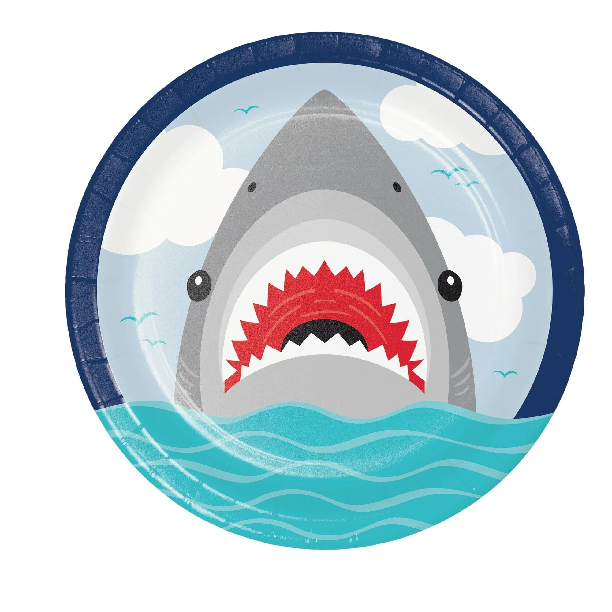Paper Shark Dinner Plate
