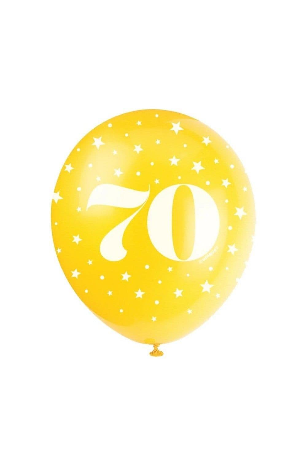Latex Pearlised 70th Balloons