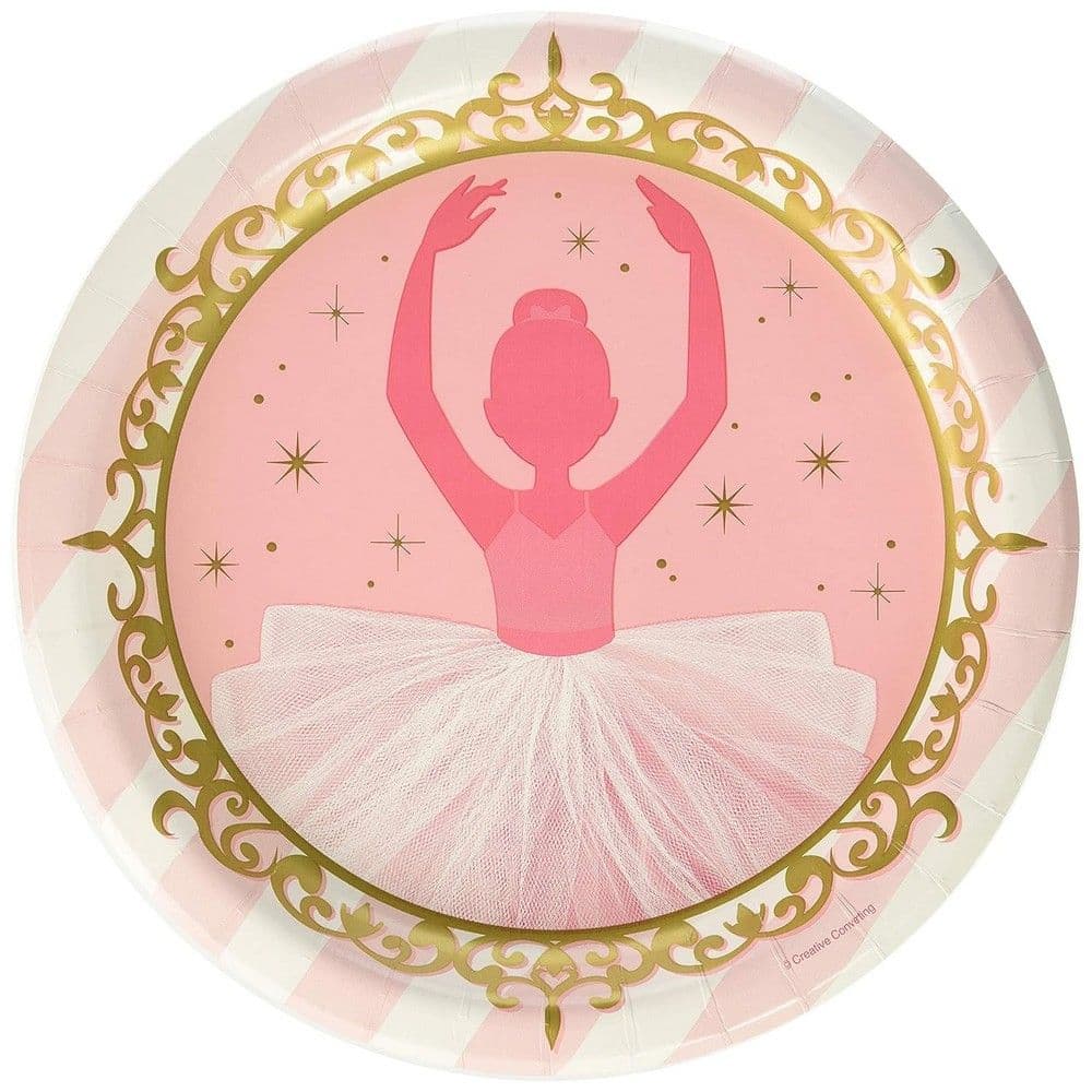 Paper Ballerina Dinner Plate