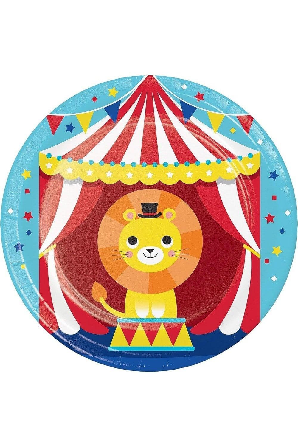 Paper Circus Animal Plates