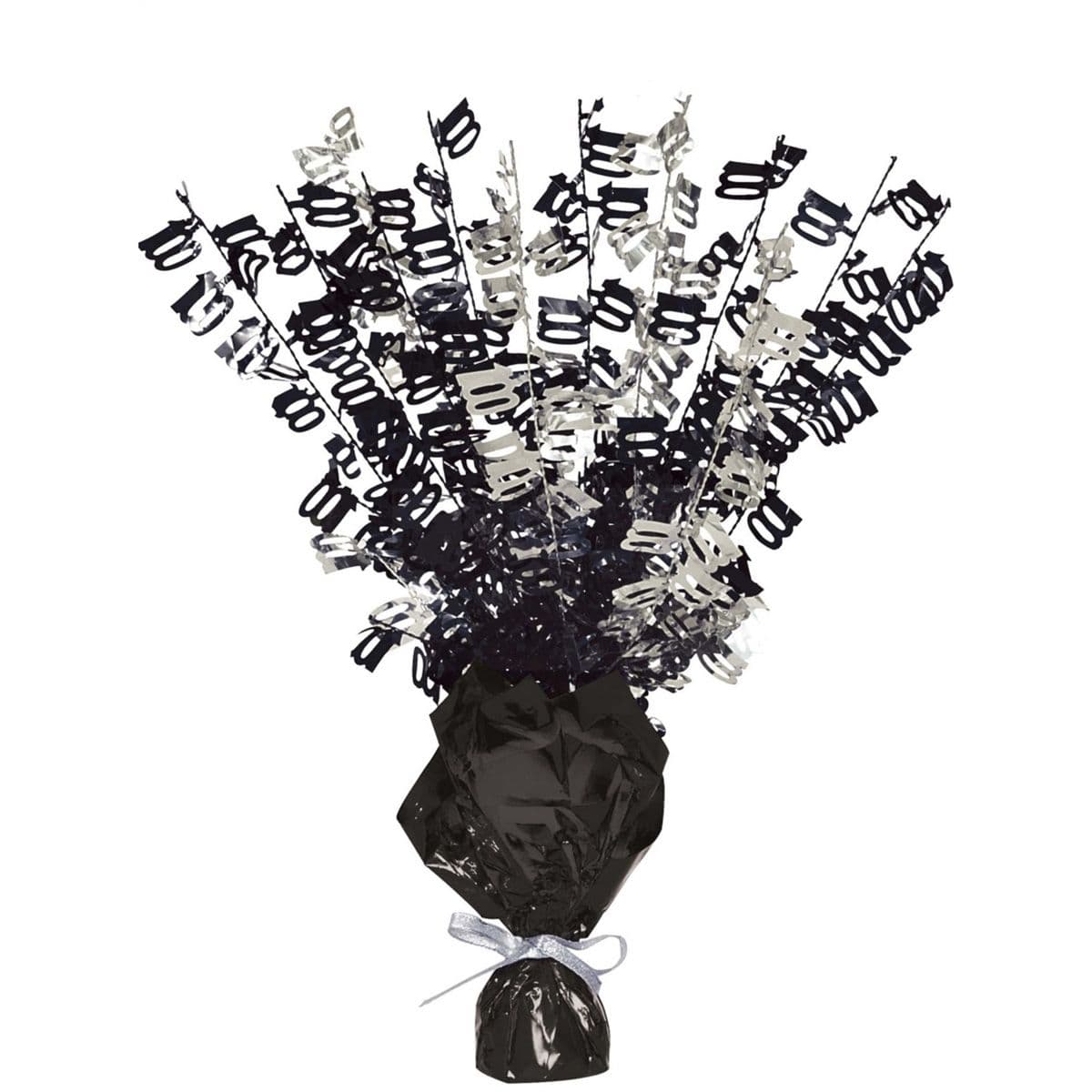 Glitz 60th Birthday Balloon Weight Centrepiece