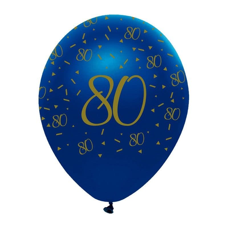 Latex Confetti 80th Balloon