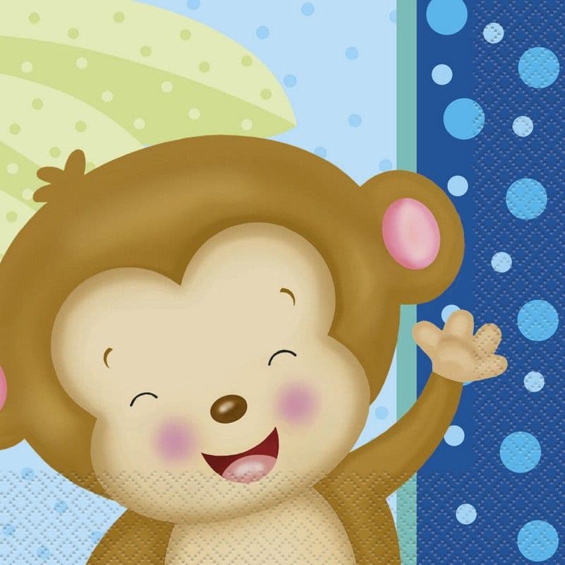 Monkey Shower Napkins