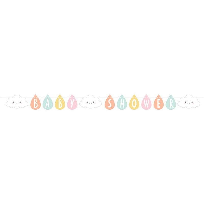 Sunshine Ribbon Clouds Shower Banner