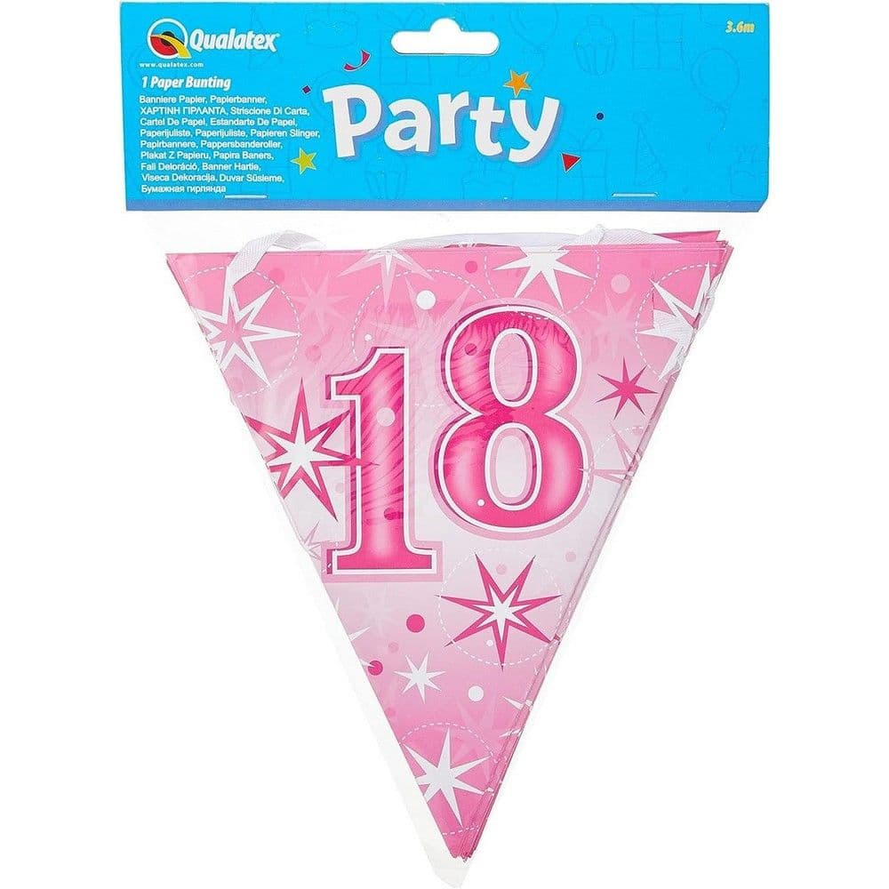 Sparkle 18th Bunting