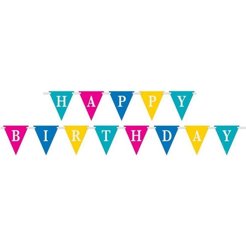 Paper Happy Birthday Bunting