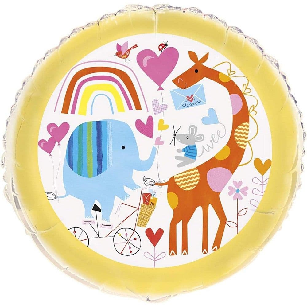 Zoo Shower Foil Balloon