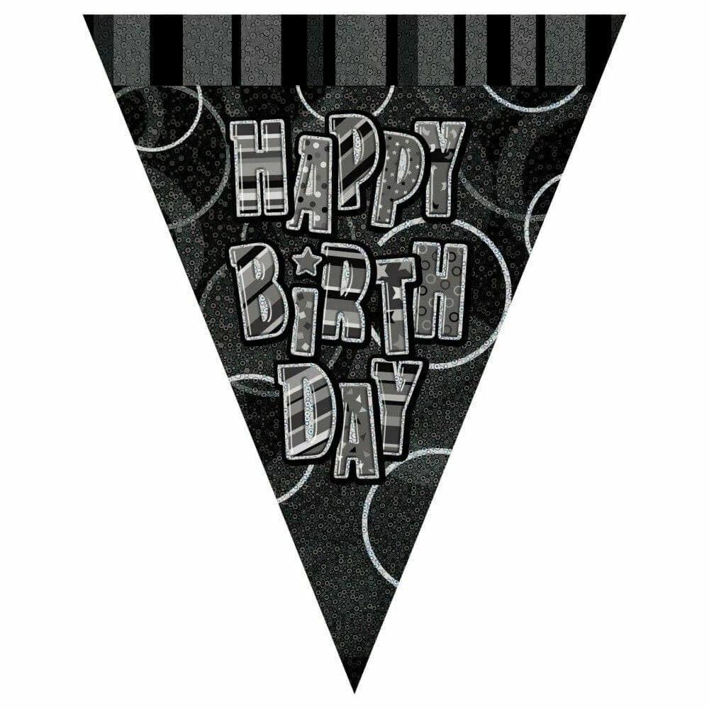 Foil Glitz Happy Birthday Bunting