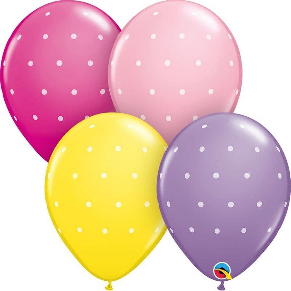 Latex Dotted Balloons