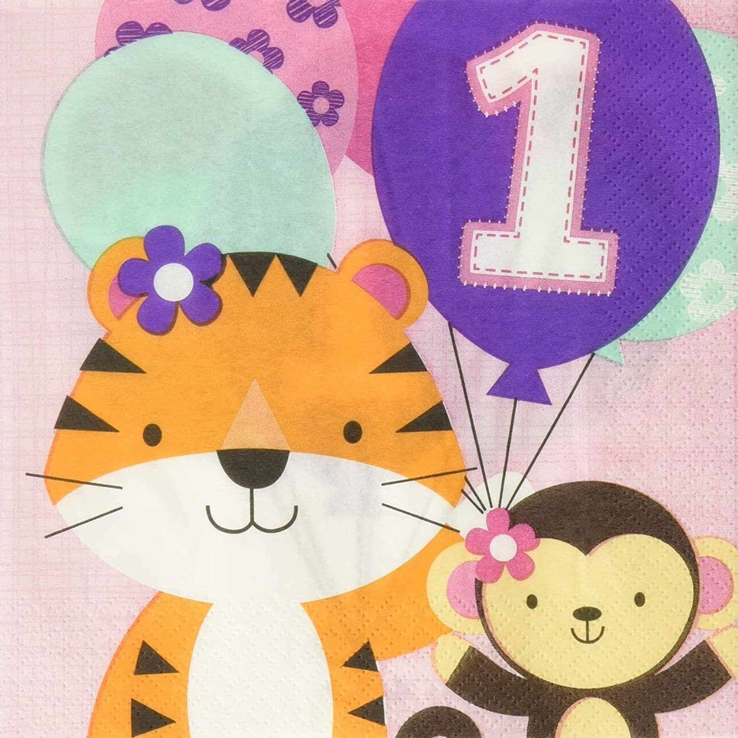 One Is Fun 1st Birthday Napkins