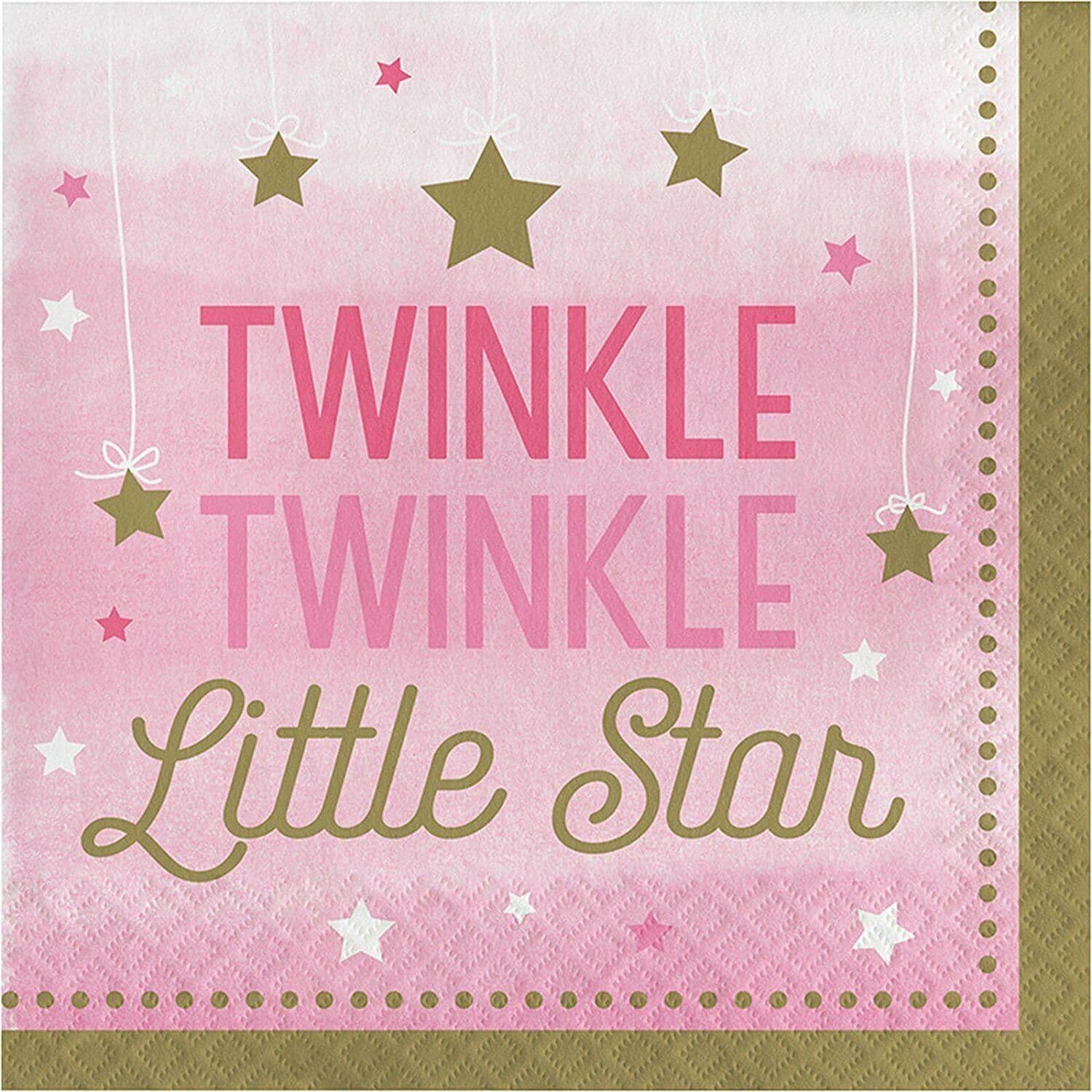 Twinkle Little Star 2 Ply Napkins