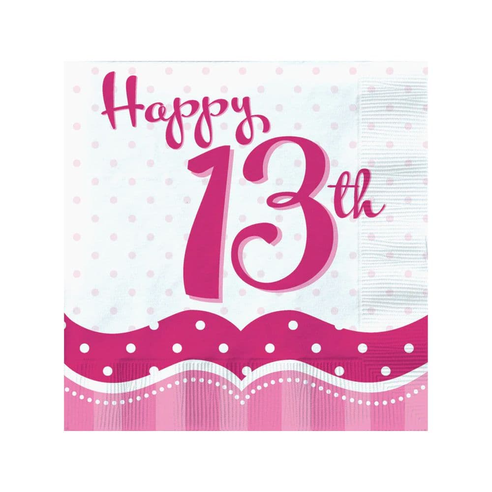 13th Birthday Napkins