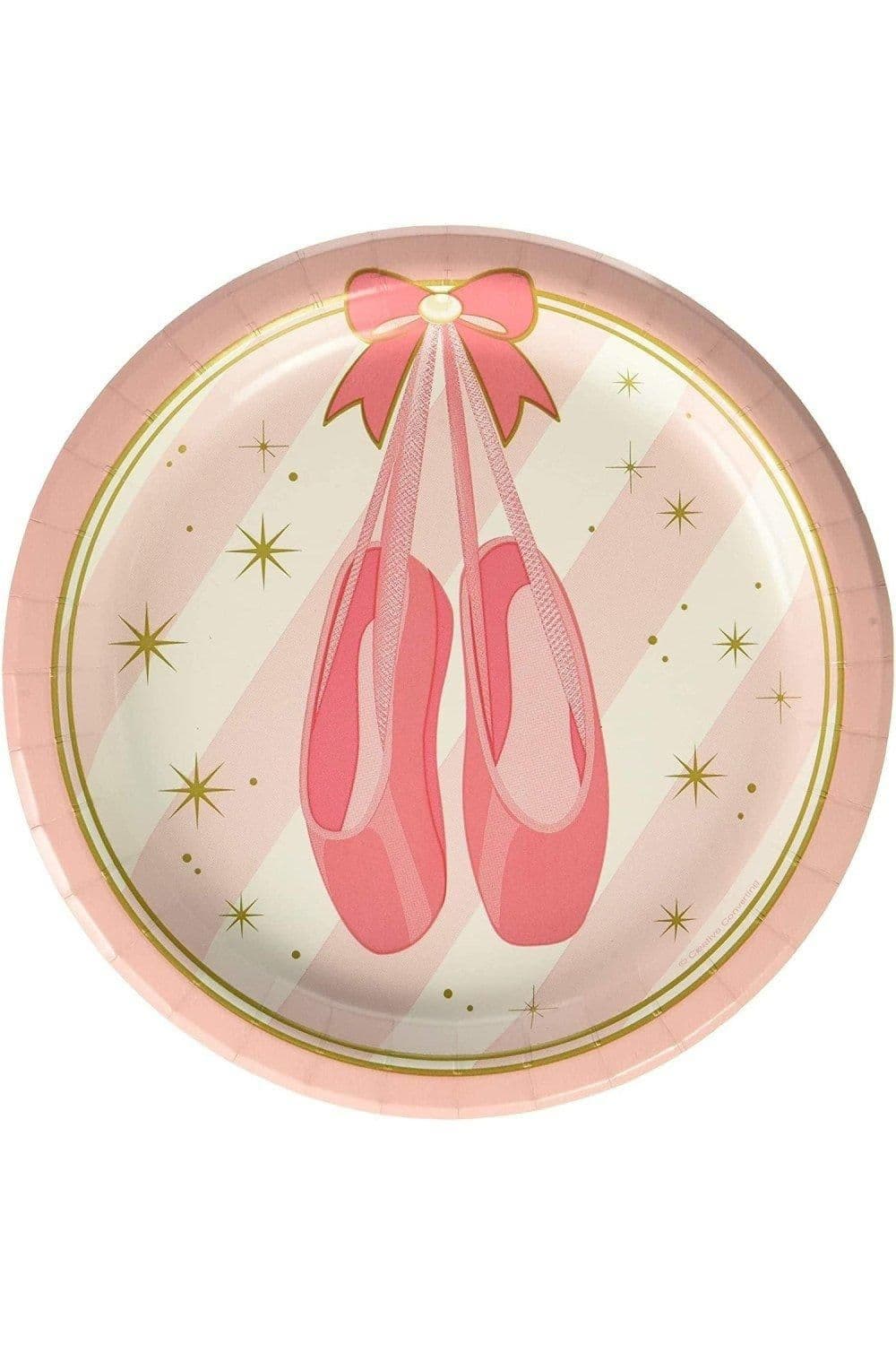 Paper Ballet Shoes Disposable Plates