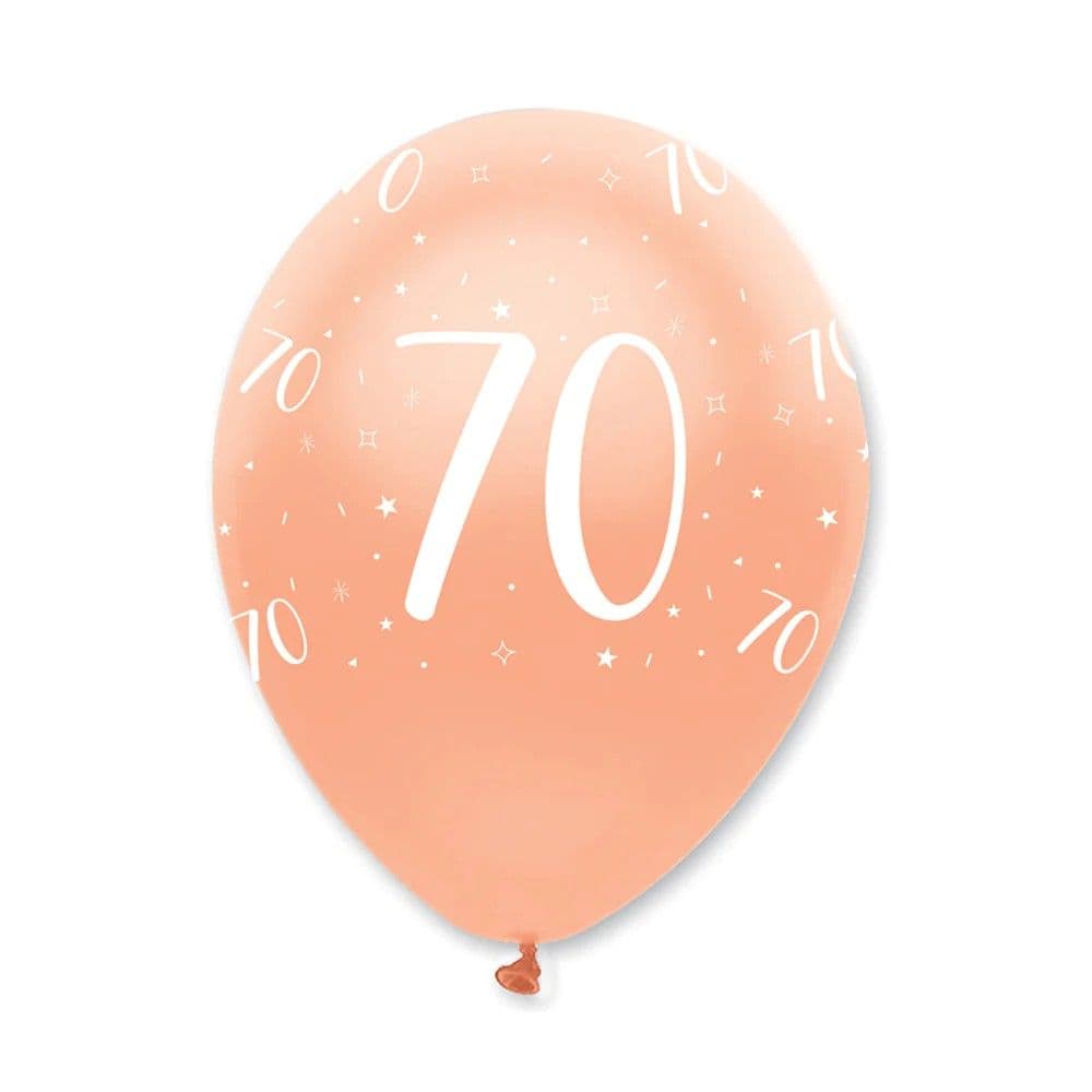 Latex All Over Print 70th Balloon