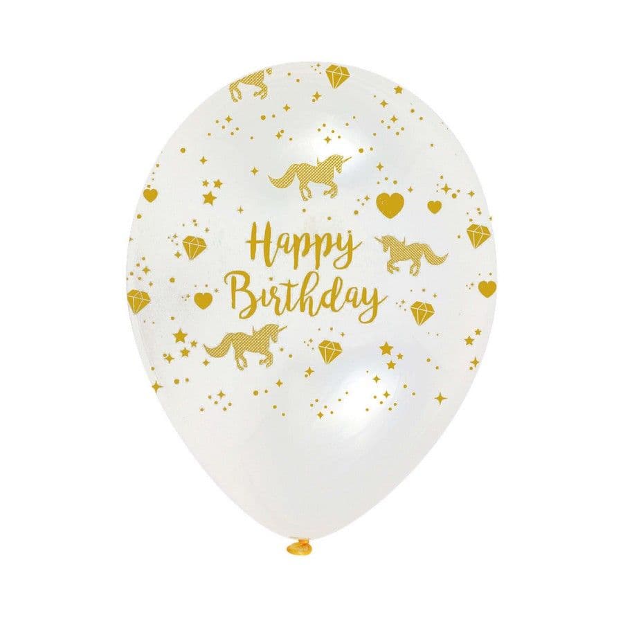 Unicorn Happy Birthday Balloons