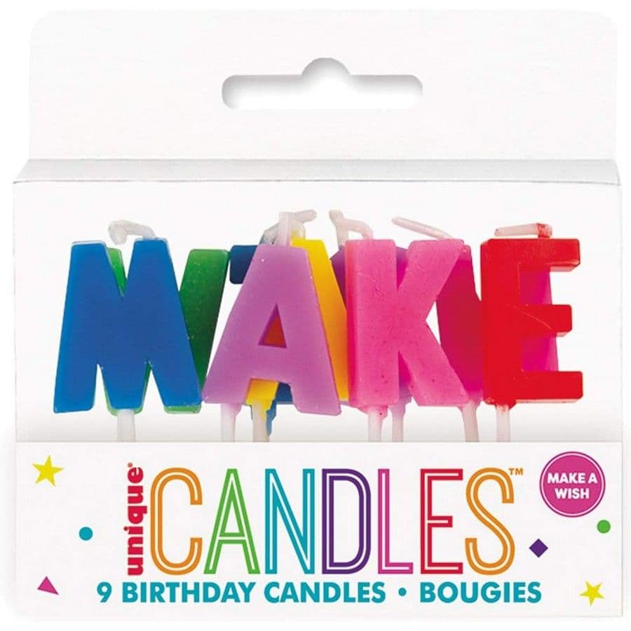 Make Wish Birthday Candles