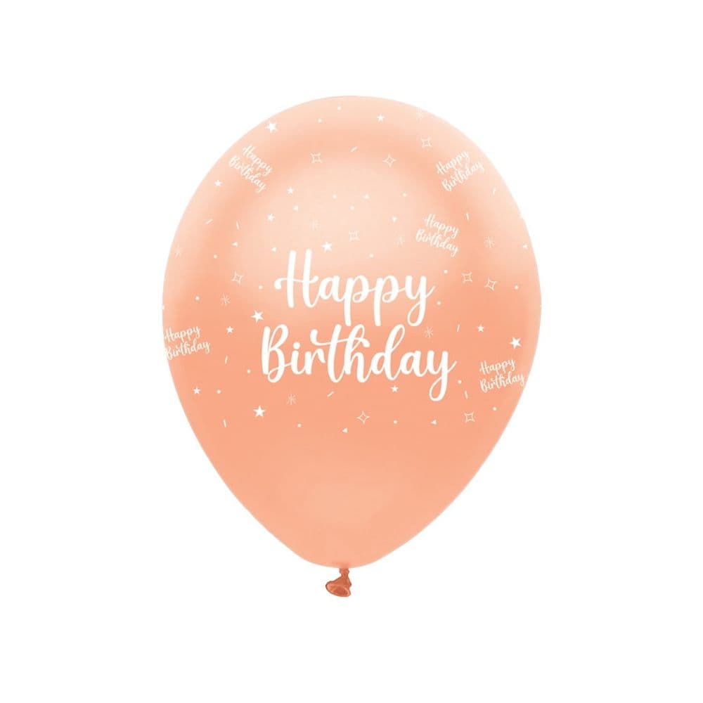 Latex All Over Print Happy Birthday Balloon