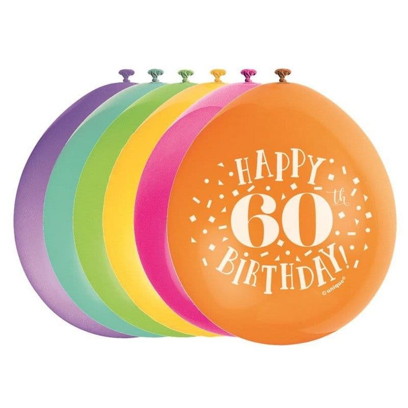 Latex 60th Birthday Balloon