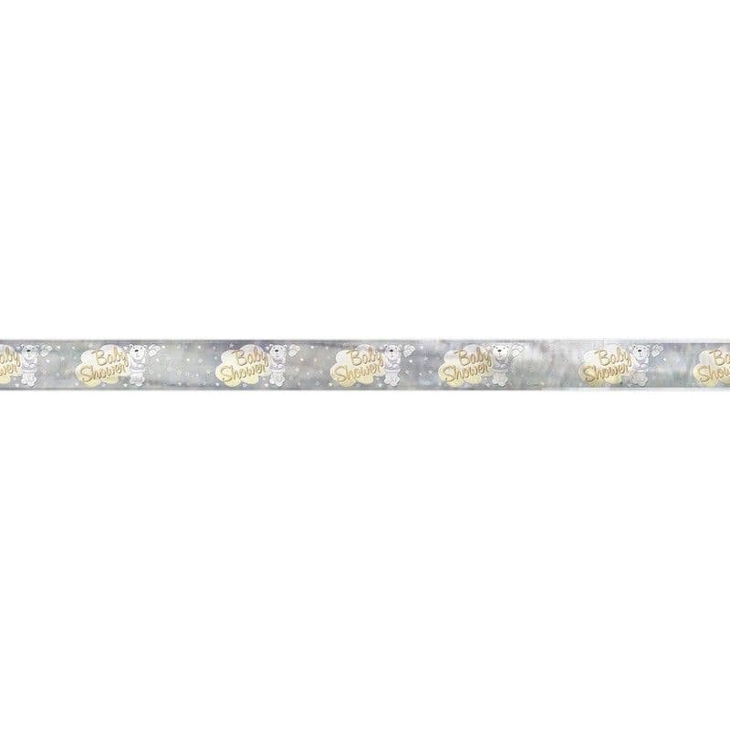 Foil Teddy Bear Shower Banner