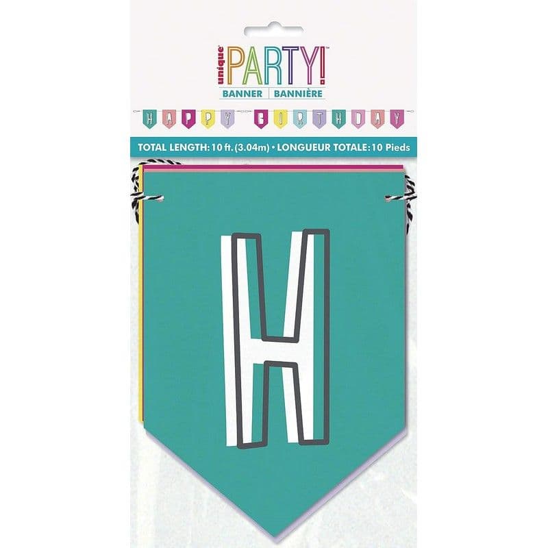 Happy Birthday Banner Set
